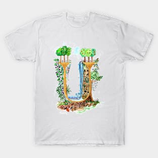 U - an illuminated letter T-Shirt